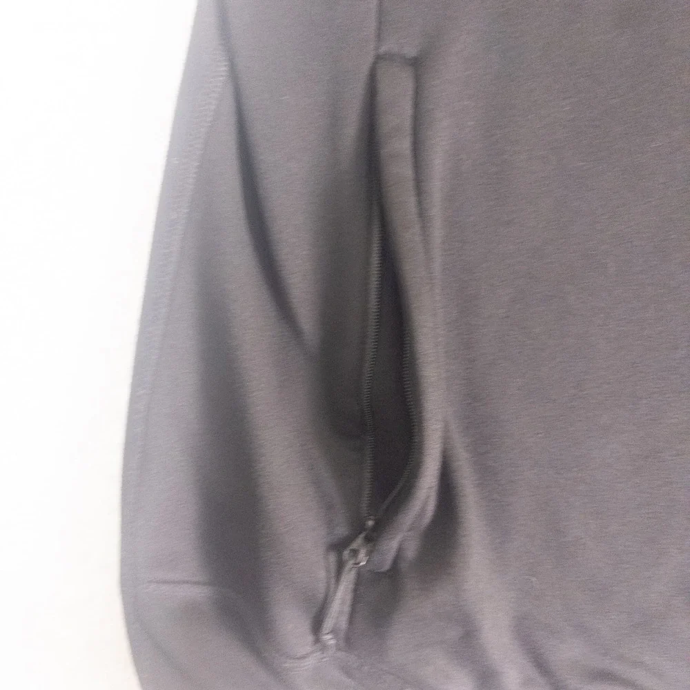 The North Face Mens XXL Black Full Zip Fleece Jacket Mock Neck Training Top